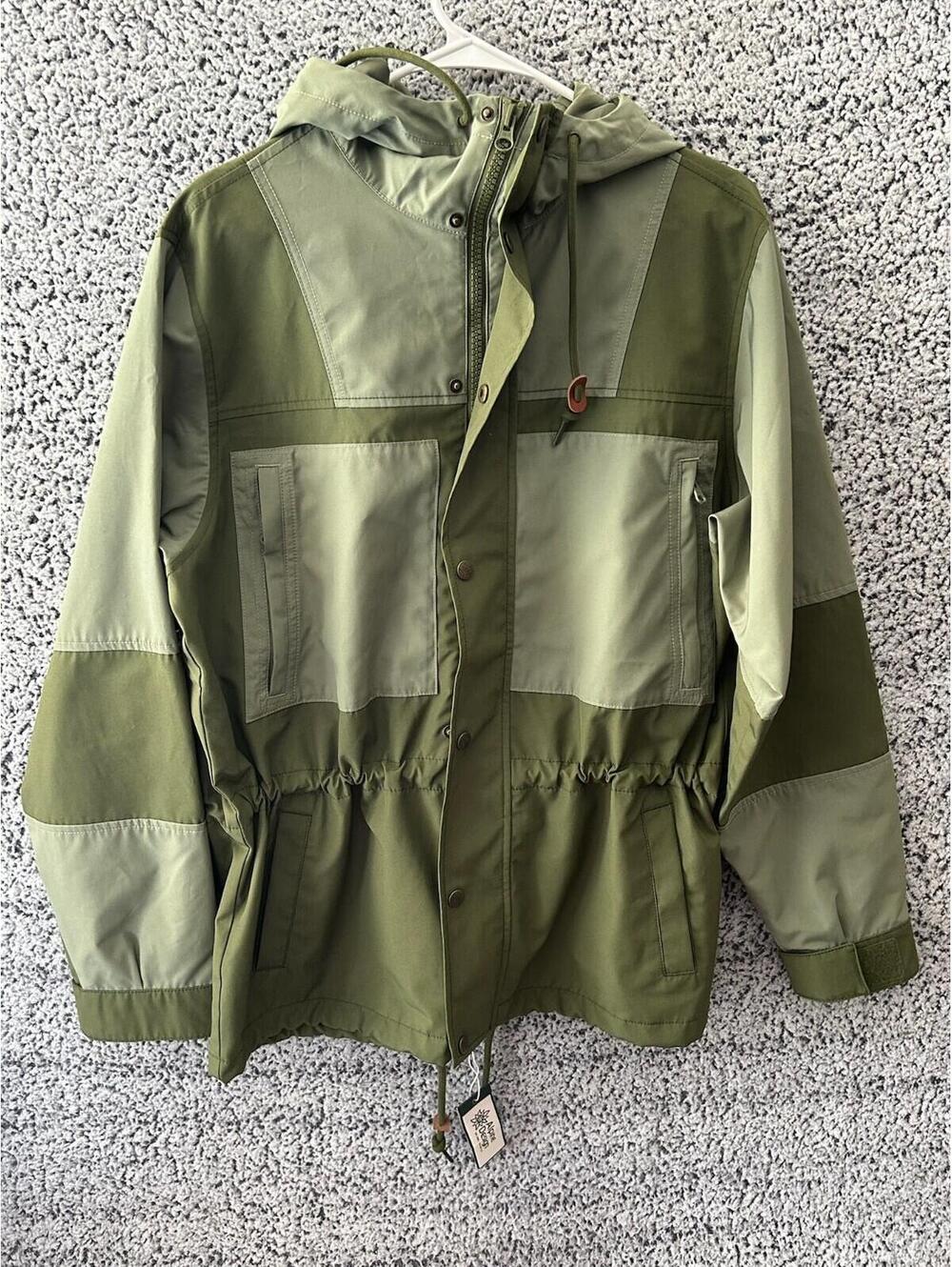 Alpine Design 1962 Sport Men Green Small Jacket Water Repellent Wind NWT